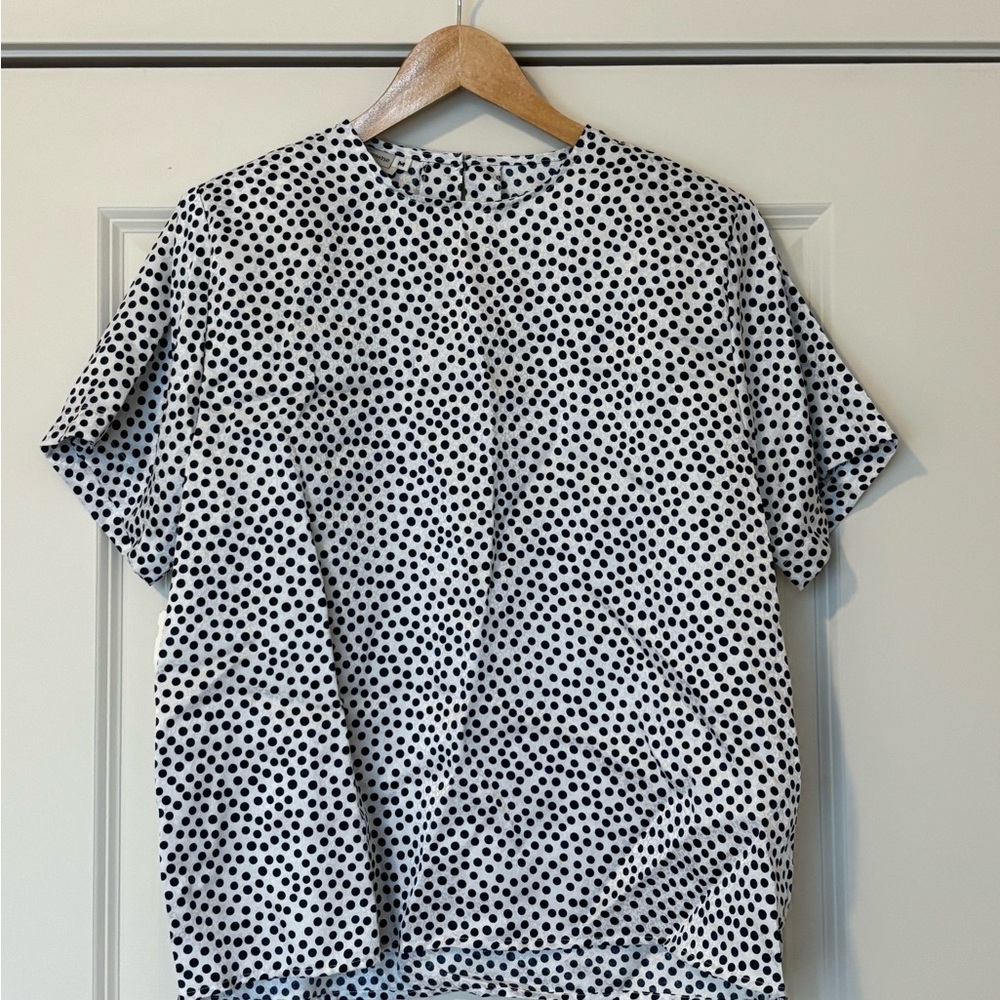 Black and White Polka Dot Men's Shirt
